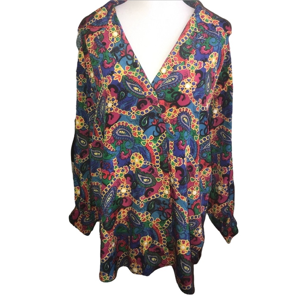 Josephine Colorful Button Down 2224